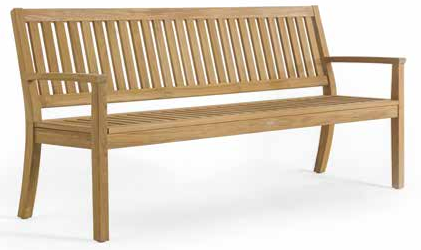 ARCO Cambridge Bank in Teak 160 cm
