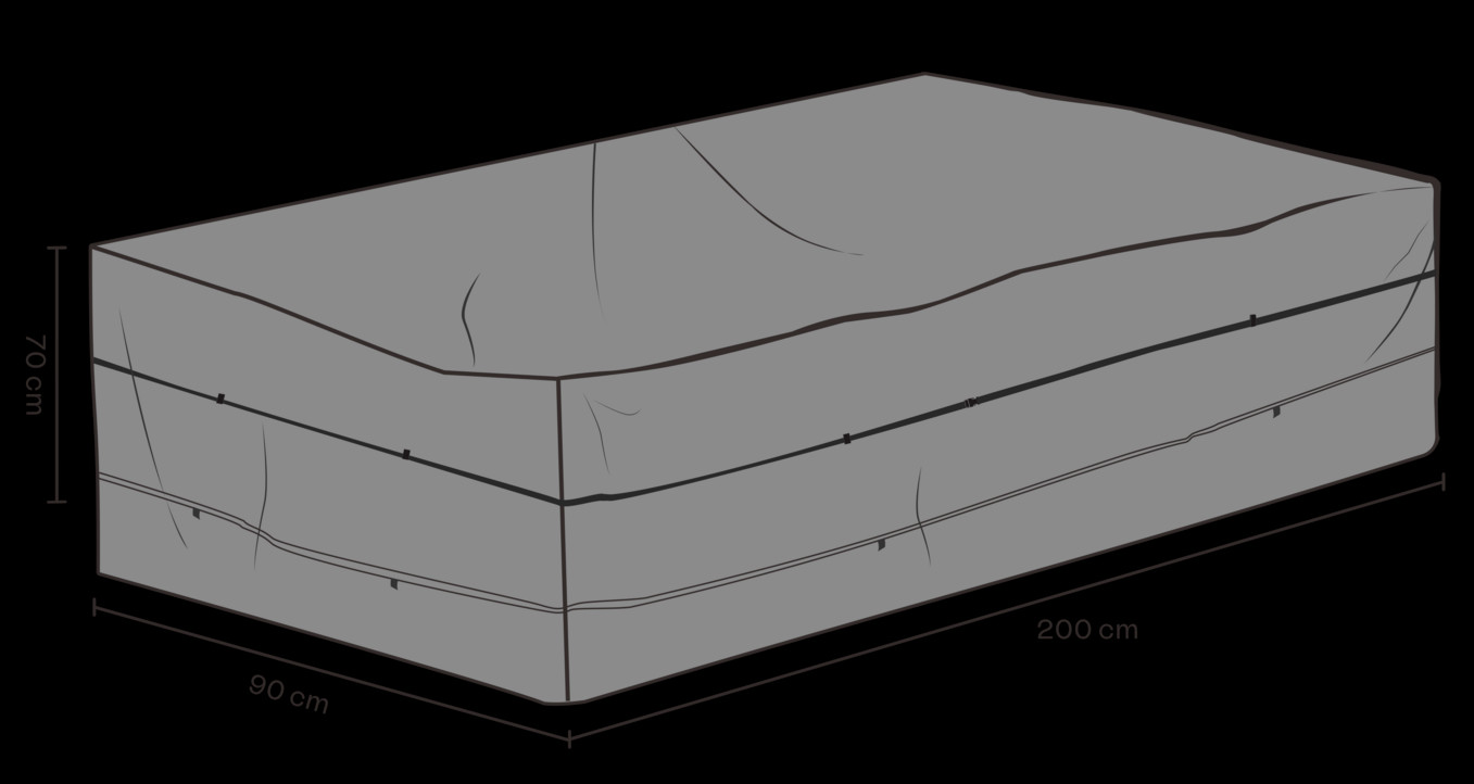 Brafab Abdeckung 200x90x70 cm