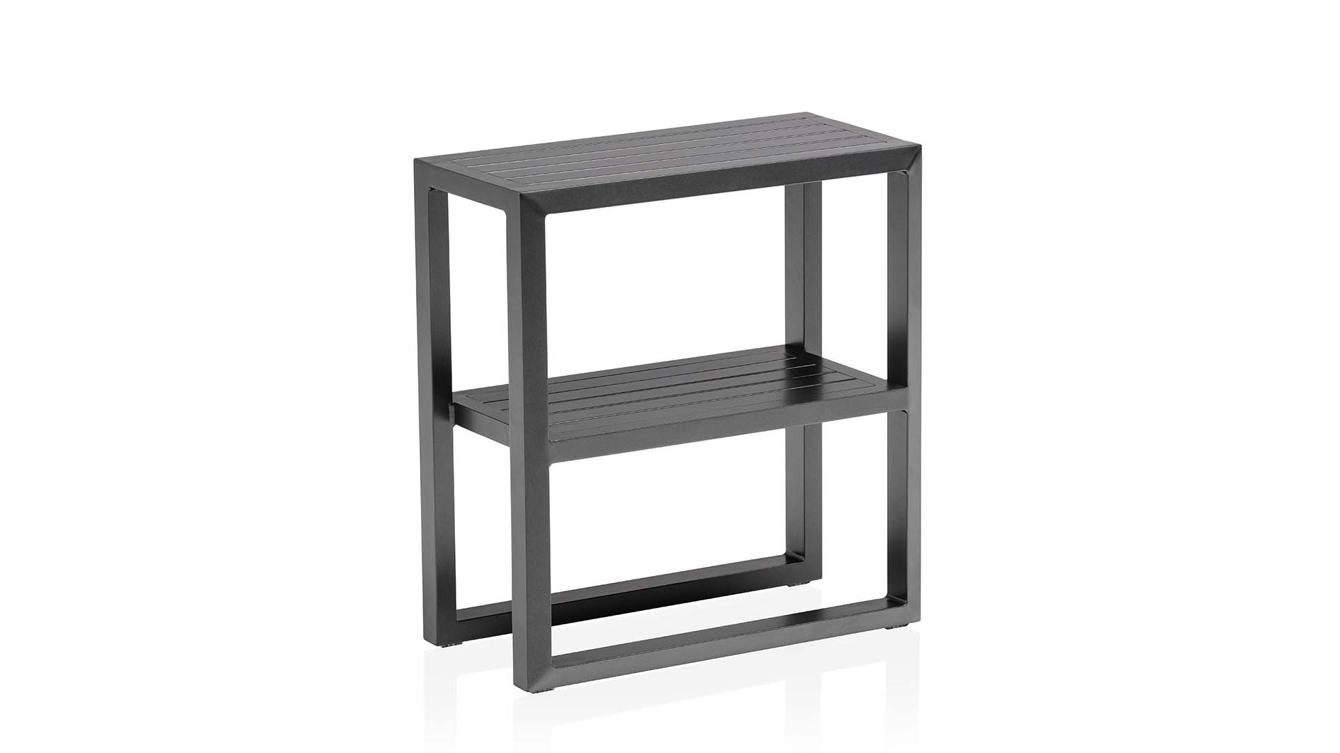 KETTLER OCEAN SKID MODULAR Regal mit 2 Böden, anthrazit