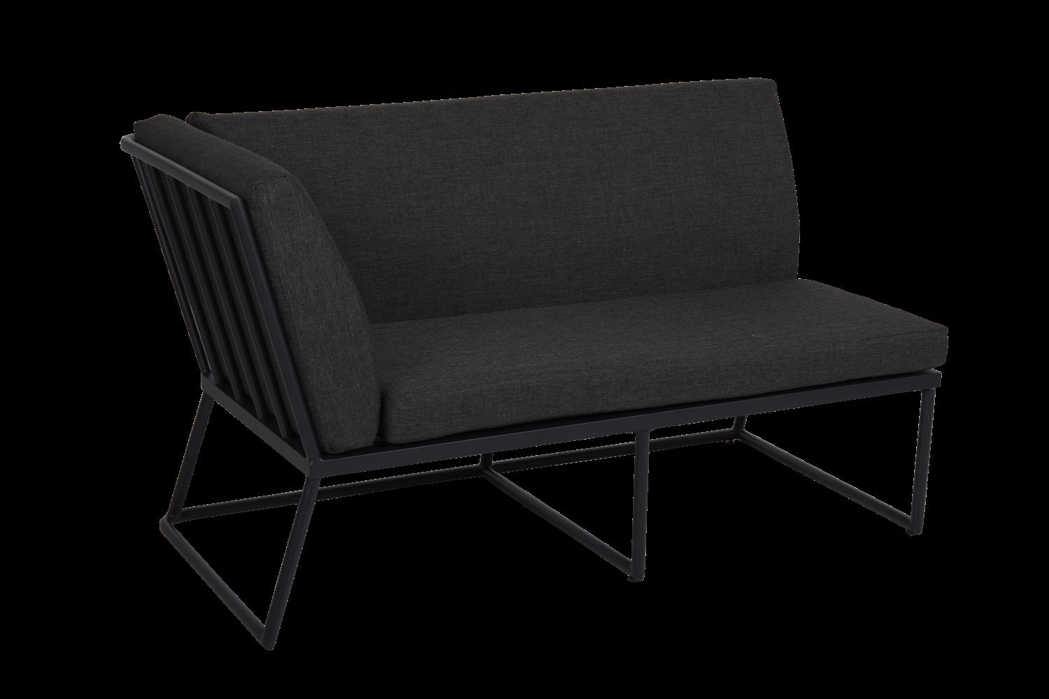 Brafab Vence 2-Sitzer Sofa rechts black