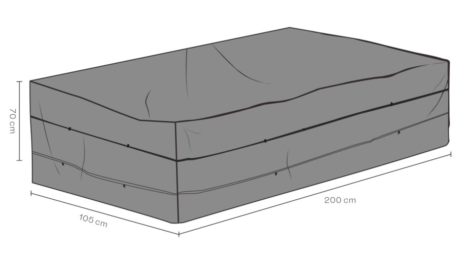 Brafab Abdeckung 200x105x70 cm