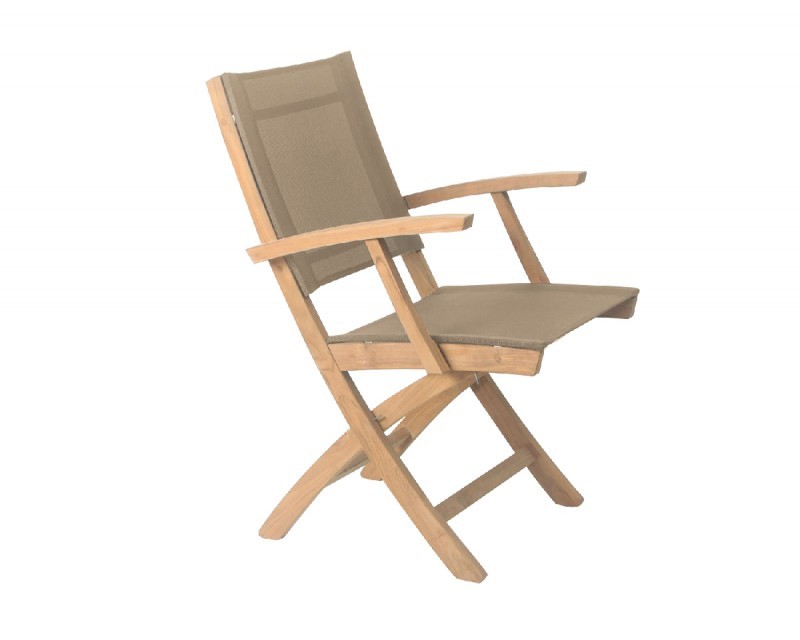 ARCO Lugano Klappsessel mit Armlehne Teakholz